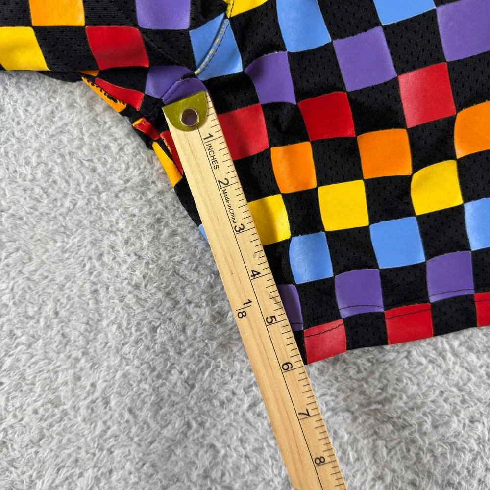 VTG Jordan Nike Air Mens Mesh Basketball Shorts Multi-Color Polka Dot M